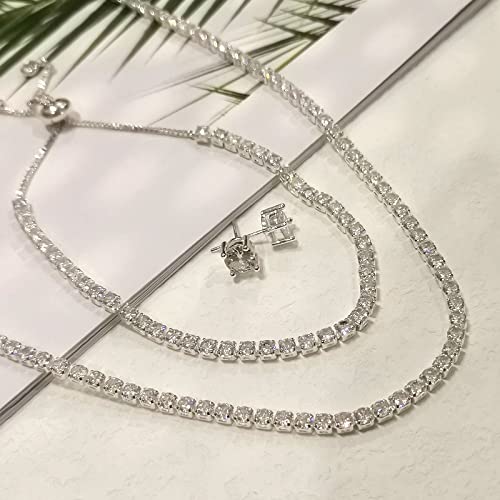 HAXIYA Crystal Jewelry Set for Women