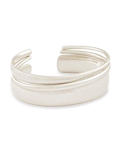 Kendra Scott Tiana Cuff Bracelet Set Of 3 in Bright Silver Bright Silver Metal