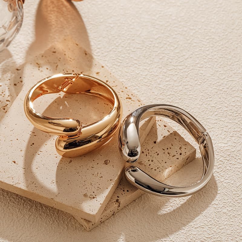 choice of all Cuff Bracelets for Women Gold Bangle Bracelets Chunky Gold Bracelet Open Wide Bracelet 2023 Christmas Gifts for Teen Gilrs