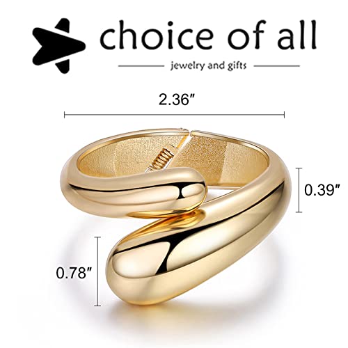 choice of all Cuff Bracelets for Women Gold Bangle Bracelets Chunky Gold Bracelet Open Wide Bracelet 2023 Christmas Gifts for Teen Gilrs