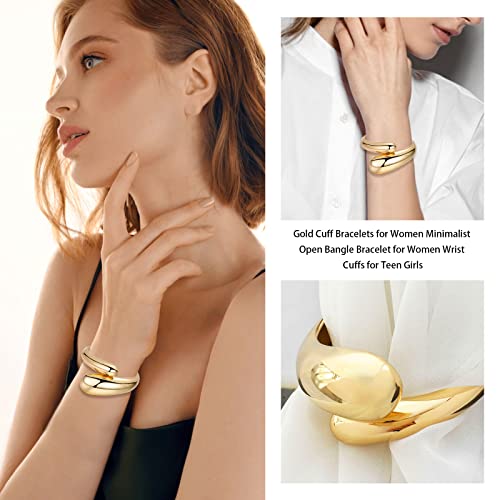 choice of all Cuff Bracelets for Women Gold Bangle Bracelets Chunky Gold Bracelet Open Wide Bracelet 2023 Christmas Gifts for Teen Gilrs