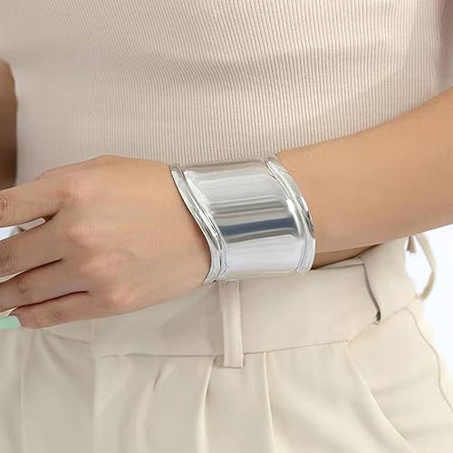 Long tiantian Gold Bracelets for Women Gold Cuff Bracelets for Women Chunky Bangle Bracelet Gold Jewelry for Women Pulseras para Mujer