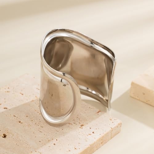 Long tiantian Gold Bracelets for Women Gold Cuff Bracelets for Women Chunky Bangle Bracelet Gold Jewelry for Women Pulseras para Mujer