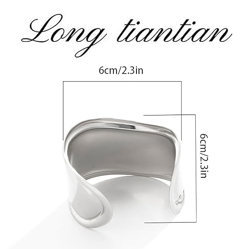 Long tiantian Gold Bracelets for Women Gold Cuff Bracelets for Women Chunky Bangle Bracelet Gold Jewelry for Women Pulseras para Mujer