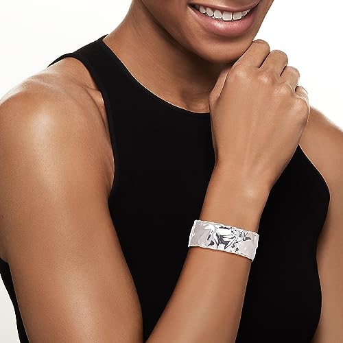 Ross-Simons Italian Sterling Silver Rippled Cuff Bracelet. 7 inches