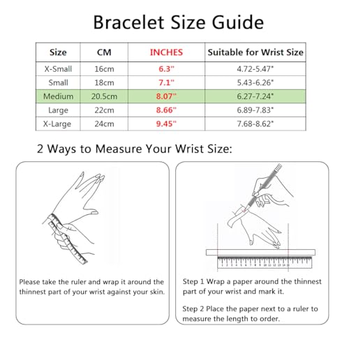 WangGao Elegent Love Stainless Steel Link Chain Blank Heart Charms Bracelet for Women Fits 6.27-7.24'' Wrist Toggle Clasp Closure Gold