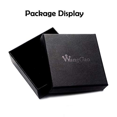 WangGao Elegent Love Stainless Steel Link Chain Blank Heart Charms Bracelet for Women Fits 6.27-7.24'' Wrist Toggle Clasp Closure Gold