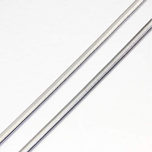 Chili Jewelry Women Snake Chain Charms Bracelet Moments Slider Love Memorial Stainless Steel Bracelet fit Charm Beads, 6 Inch