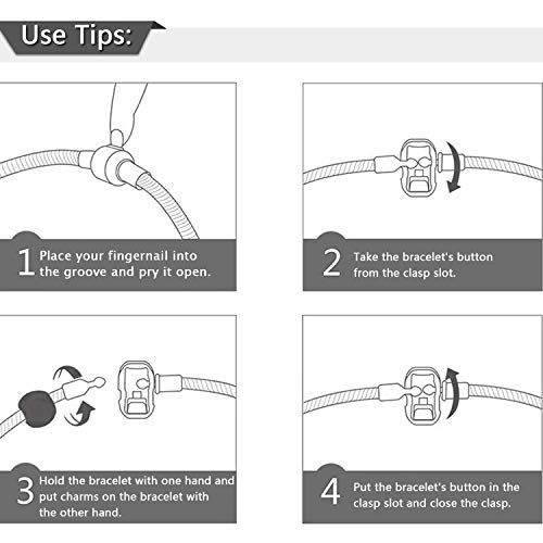 MUERDOU Mother Charms Bracelet for Women Murano Glass Beads Butterfly Flower Charms Amethyst Bracelets (Amethyst charm bracelet)