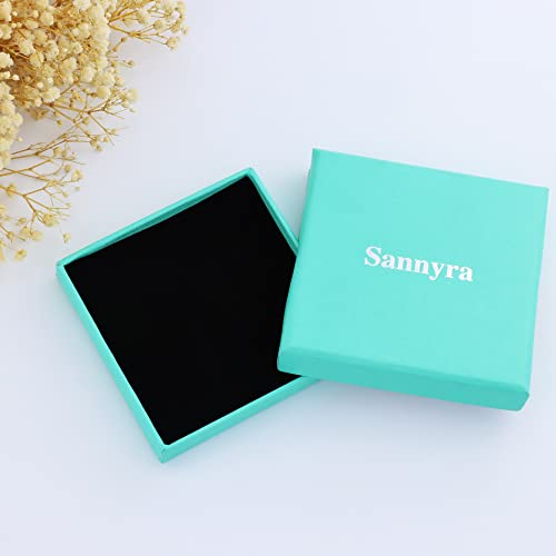 SANNYRA Charm M Bracelet Gifts | Heart Initial Charms Bracelets for Women Trendy | 26 Letters Stainless Steel Bracelet Gifts Ideas for Teen Girls