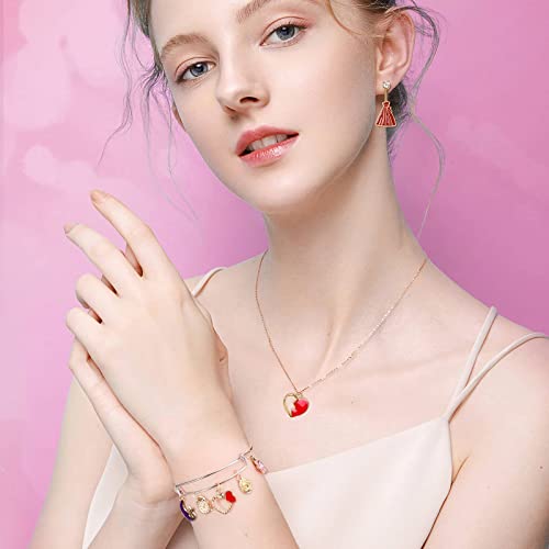 400Pcs Charms for Jewelry Making, Assorted Enamel Bracelet Bangle Charms, Mixed Bulk Metal Necklace Earring Charm for Jewelry Making