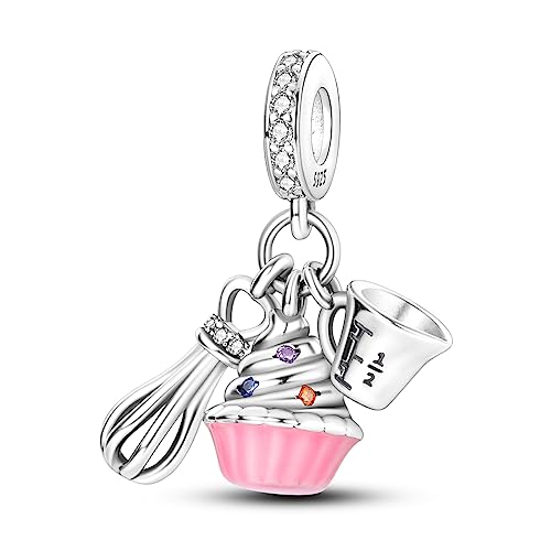 Hapour 925 Sterling Silver Charms for Charm Bracelets Necklace European Jewelry Pendant Beads charm Birthday Gift for Women Girls Mom Daughter