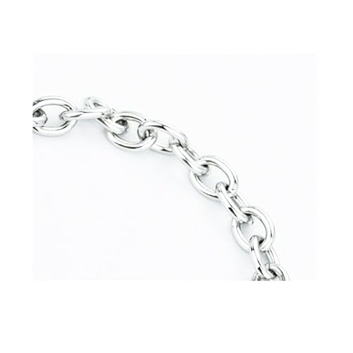 kelistom 925 Sterling Silver Bracelets for Women Teen Girls, Love Heart Charm Chain Bracelet Bangle Fashion Jewelry Gifts (link braclet-OT)