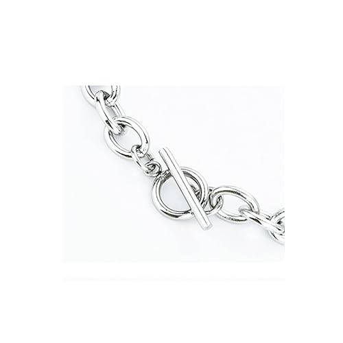 kelistom 925 Sterling Silver Bracelets for Women Teen Girls, Love Heart Charm Chain Bracelet Bangle Fashion Jewelry Gifts (link braclet-OT)