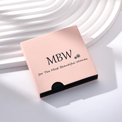 MBW Silver Bracelets Trendy, Sterling Silver Dainty Bracelets, 14K Silver Chain Small Thin Bracelet Stack Waterproof Jewelry Minimalist Simple Set for Women Teen Girls Gift