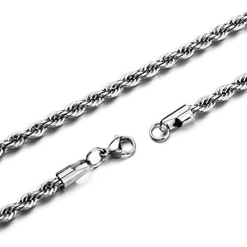 HolyFast Twist Chain Bracelet - Stainless Steel Rope Jewelry for Men & Women