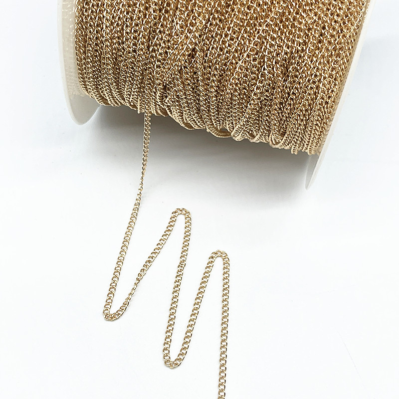 Gold/Silver/Bronze/Black Plated Necklace Chain for DIY Jewelry