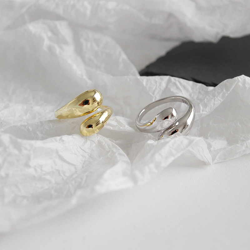 Handmade Geometric Silver Rings for Women and Couples