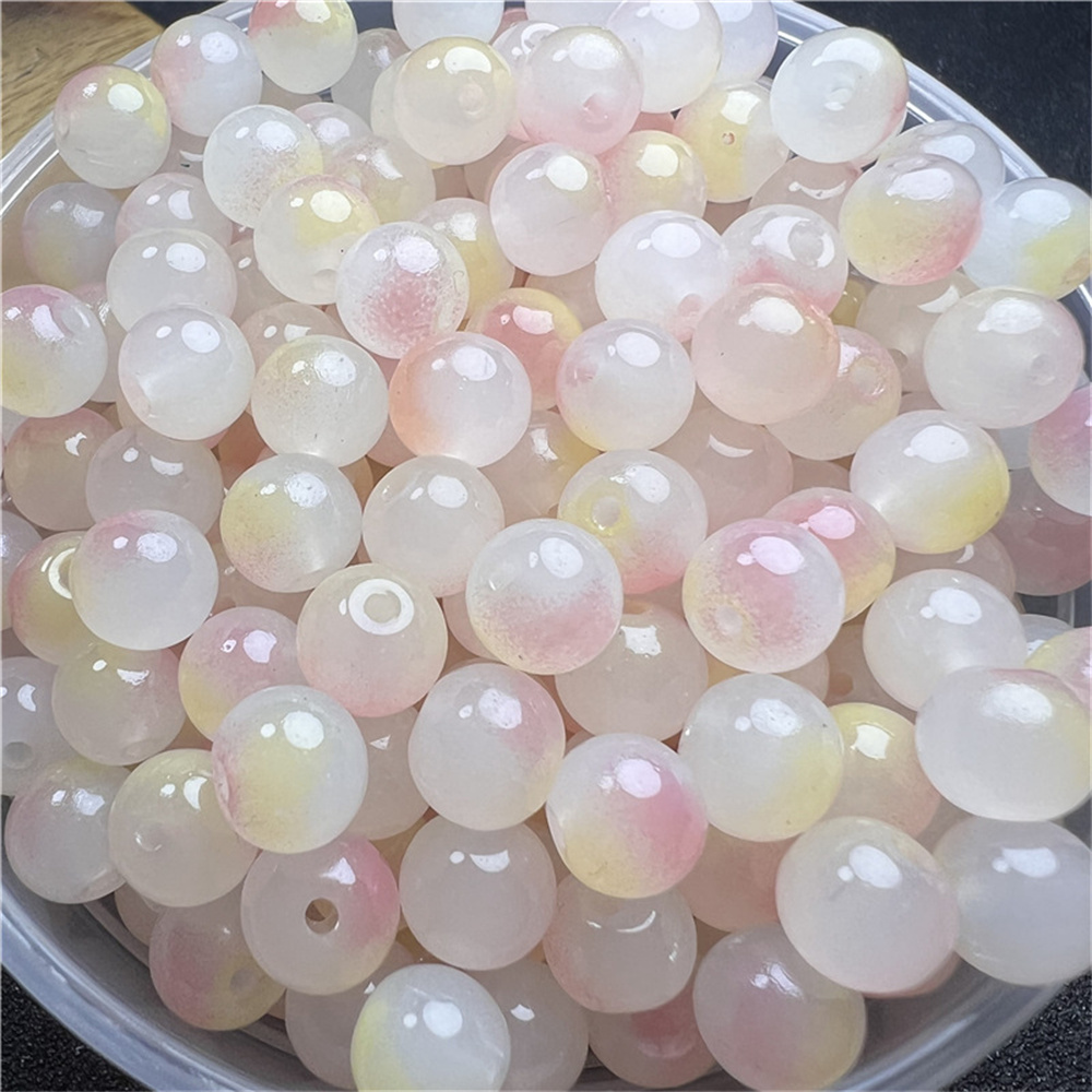 Multicolor Glass Beads for Handmade DIY Jewelry Making