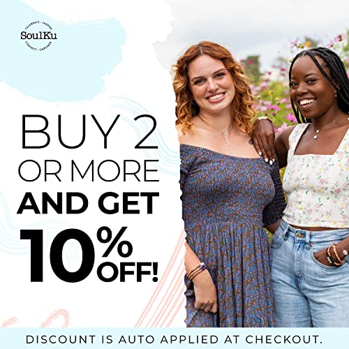 SoulKu Mystic Necklace with Crystals, Inspirational Gift