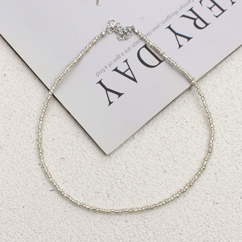 Colorful Seed Beads Choker Necklace Handmade Boho Fashion