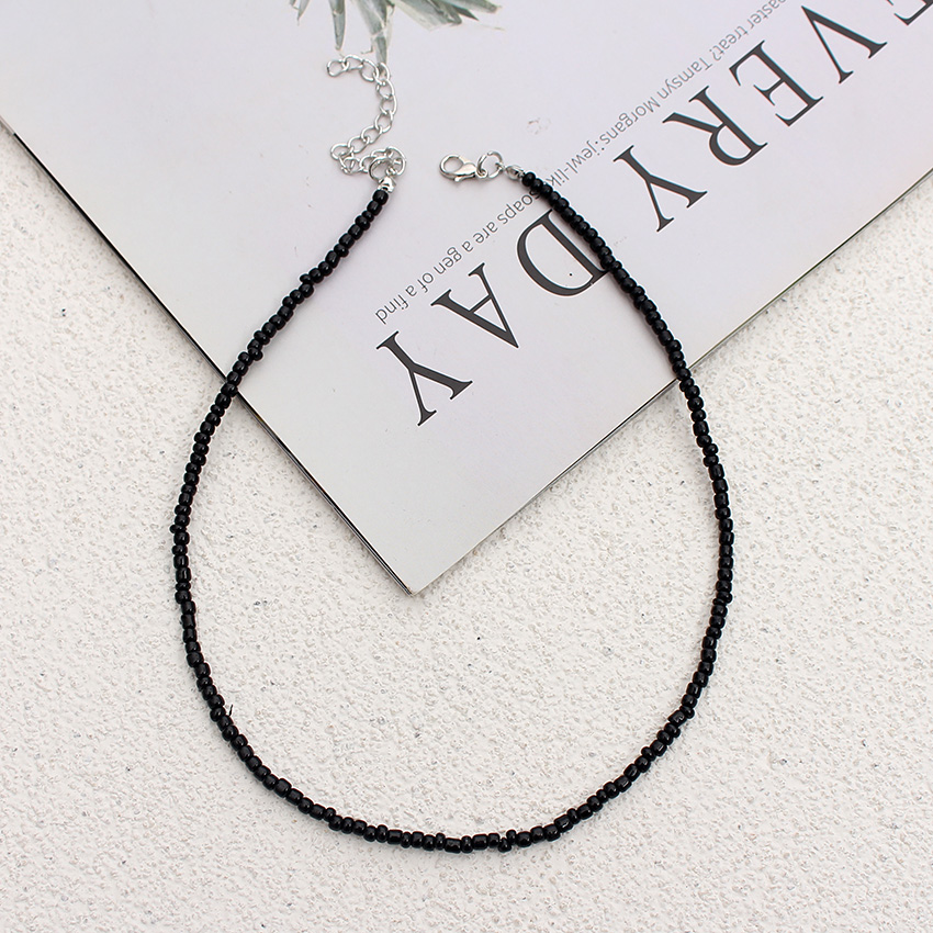 Colorful Seed Beads Choker Necklace Handmade Boho Fashion