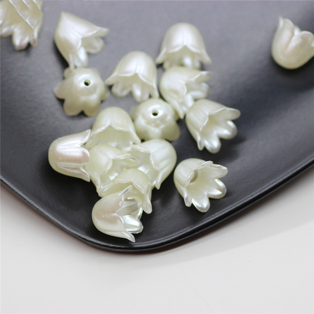 Flower Shape Imitation Pearl Beads for Handmade Jewelry