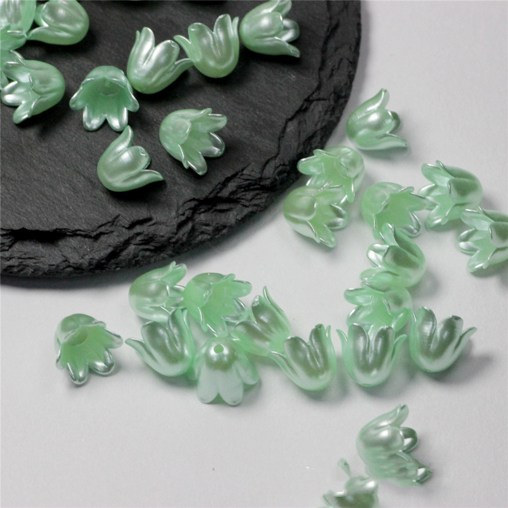 Flower Shape Imitation Pearl Beads for Handmade Jewelry