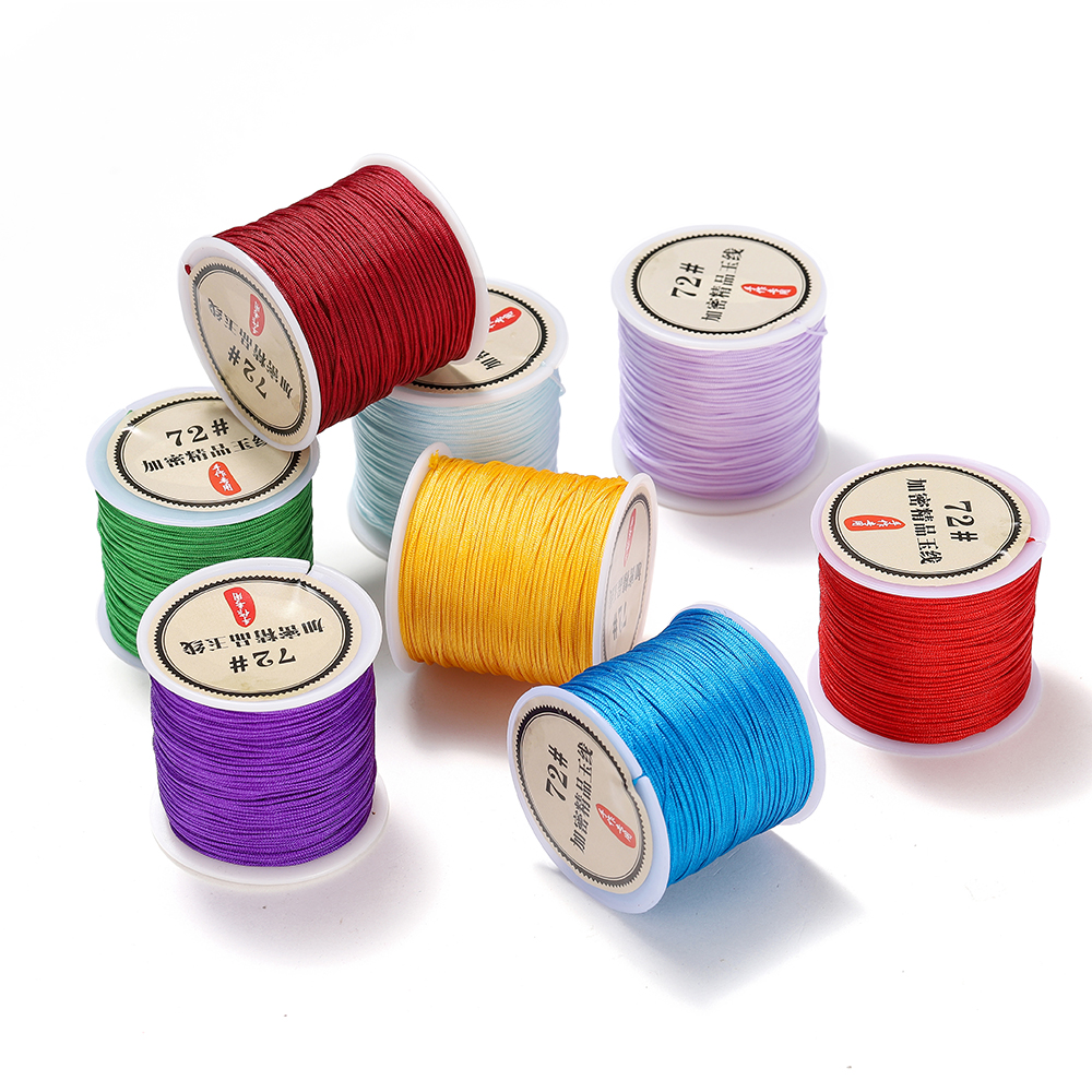 0.8mm Nylon Thread Cord for DIY Bracelet Making