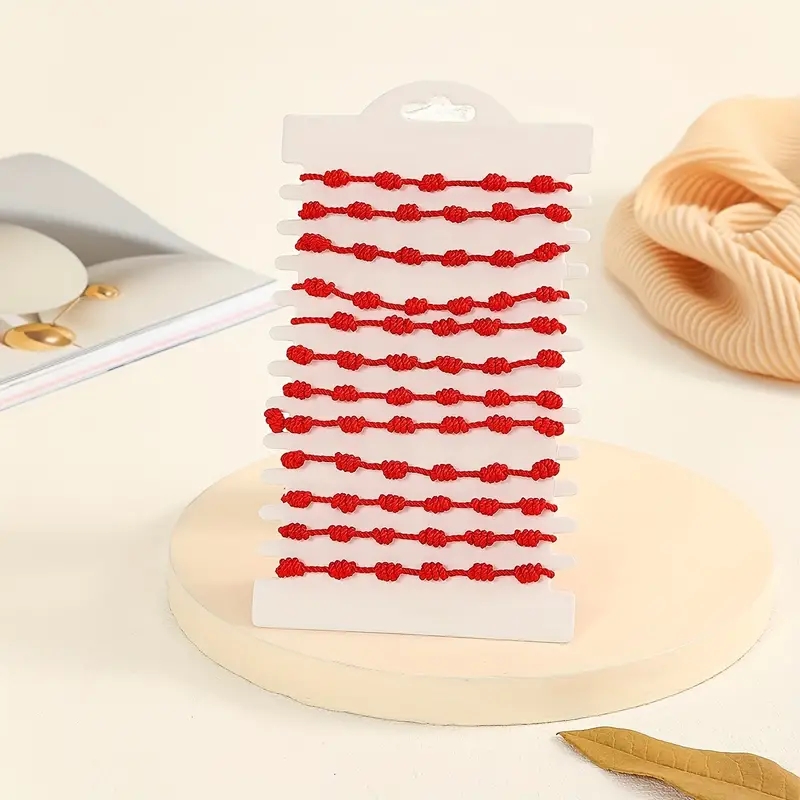 Lucky Red String Bracelets for Couples: Success Amulet