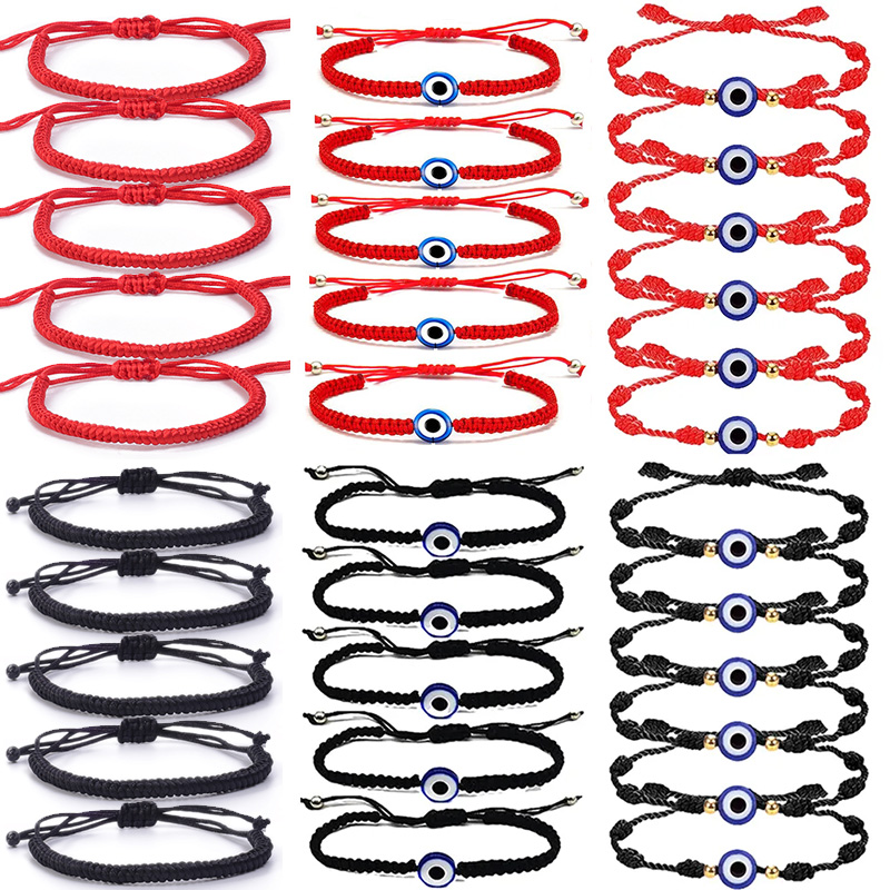 Lucky Red String Bracelets for Couples: Success Amulet