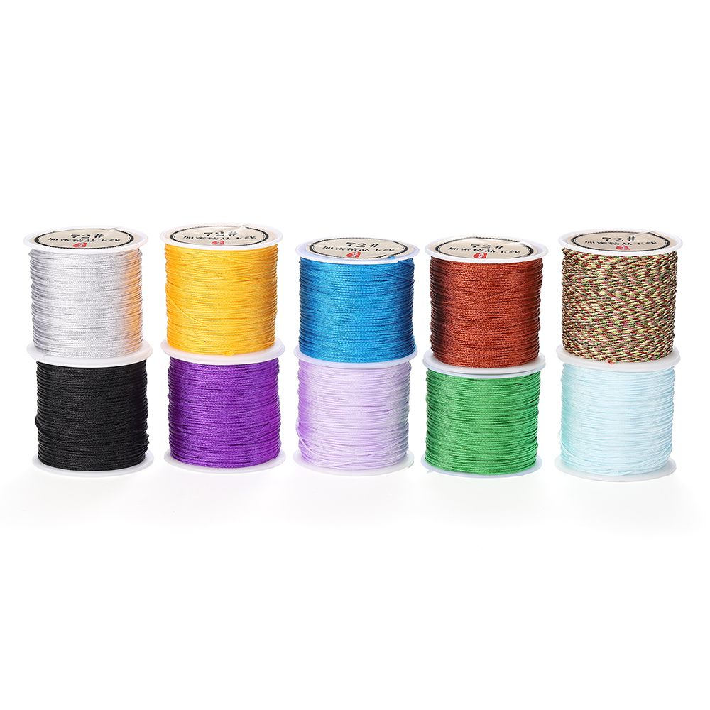 0.8mm Nylon Thread Cord for DIY Bracelet Making