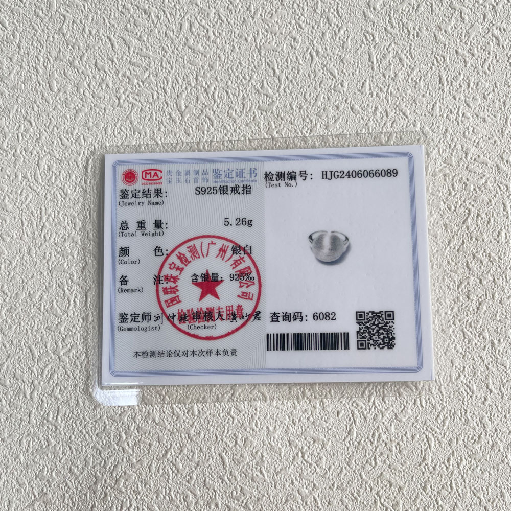 925 Sterling Silver Heart String Ring Handmade Women