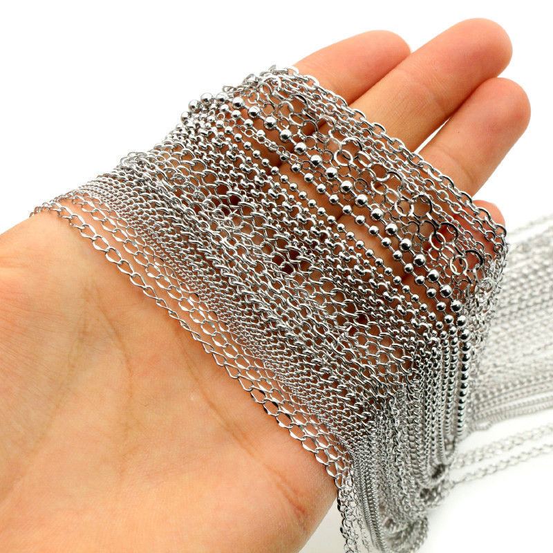 Stainless Steel Necklace Chains for DIY Jewelry Making