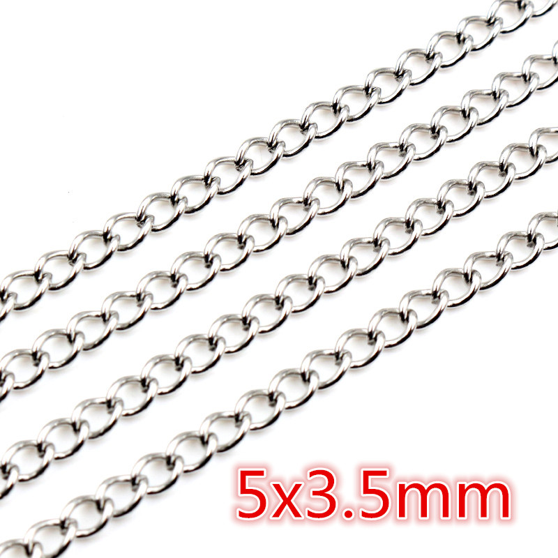 Stainless Steel Necklace Chains for DIY Jewelry Making