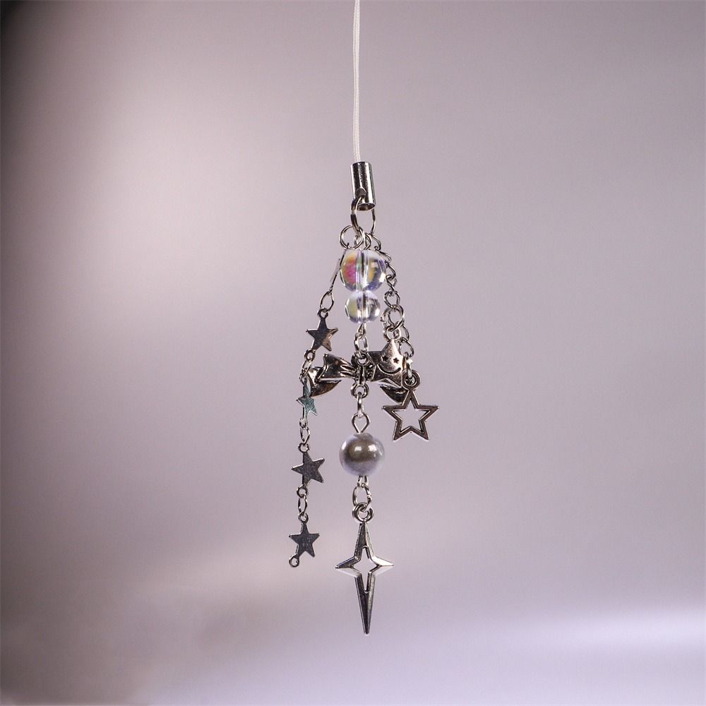 Butterfly Phone Pendant on Handmade Phone Chain Keyring