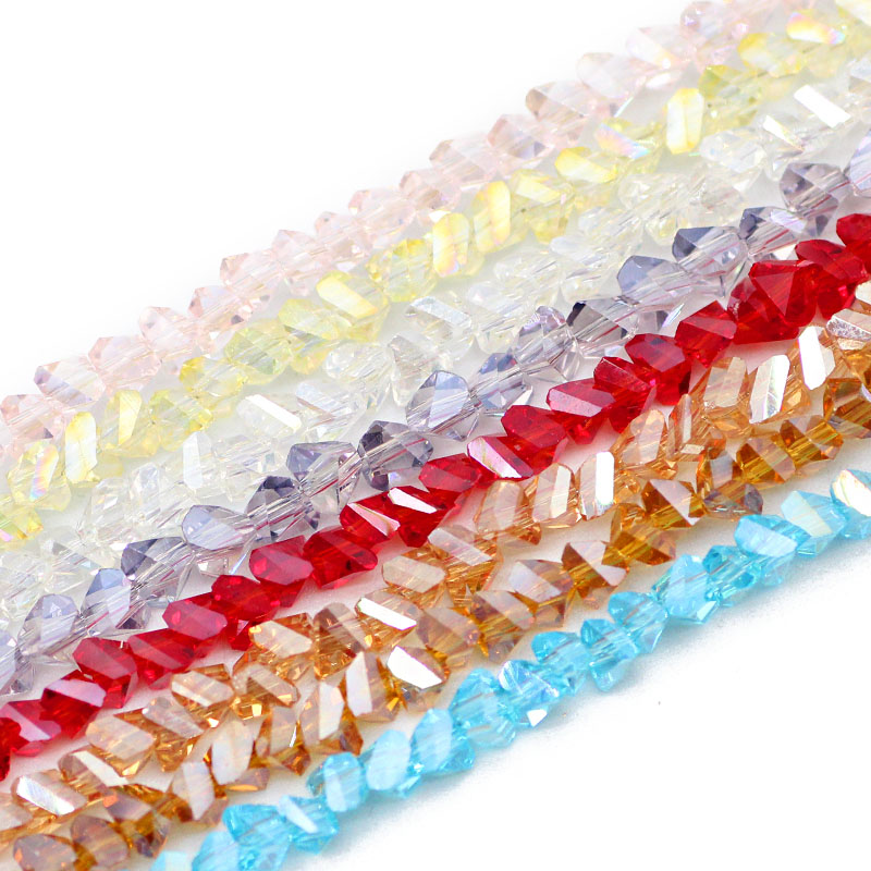 Austrian Crystal Triangle Beads Set for Bracelet Making