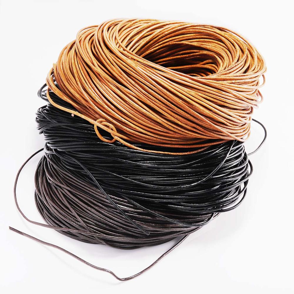 Genuine Leather Cord for DIY Bracelet Making