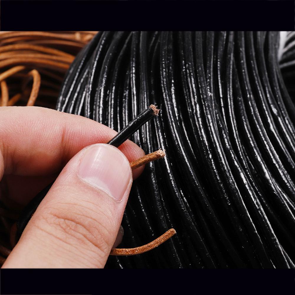 Genuine Leather Cord for DIY Bracelet Making