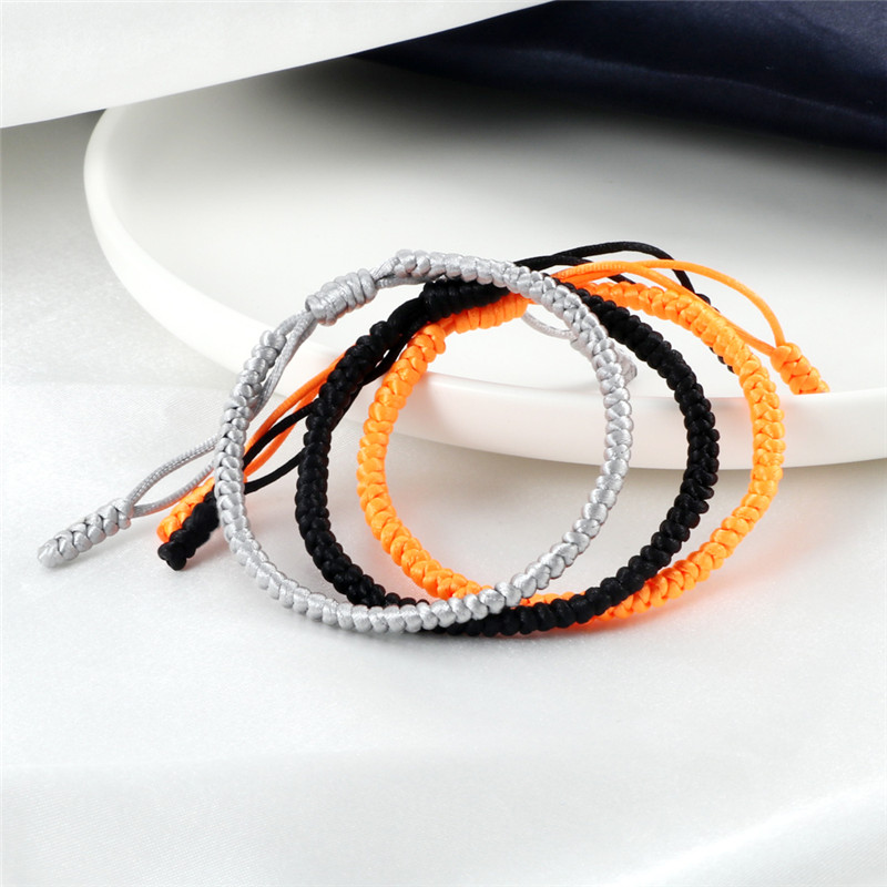 Lucky Knots Adjustable Braided Bracelets - Multicolor Buddhism Jewelry
