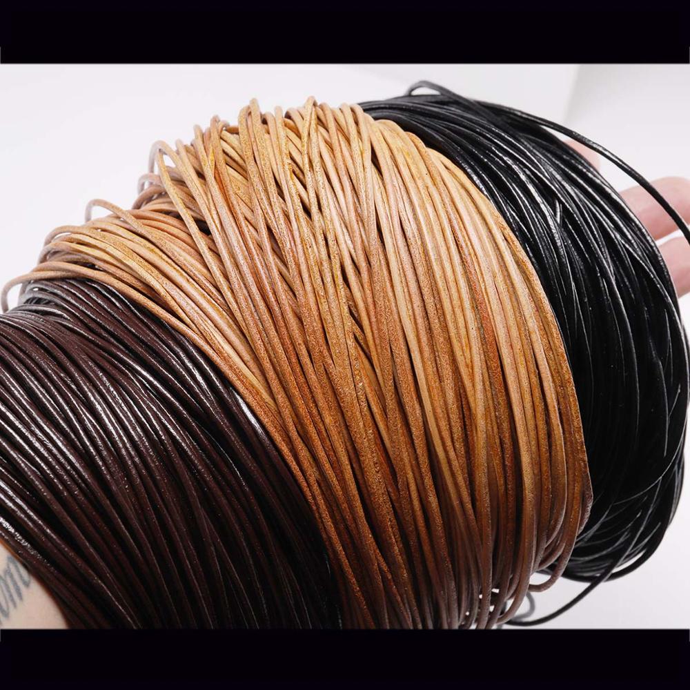 Genuine Leather Cord for DIY Bracelet Making