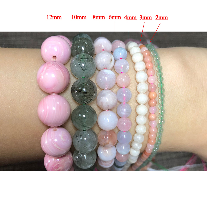 Garnet Gemstone Beads for DIY Bracelet Making