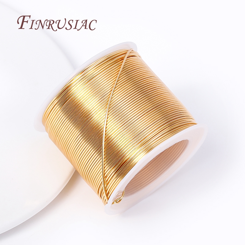 18K Gold Plated Copper Wire for Handmade Jewelry