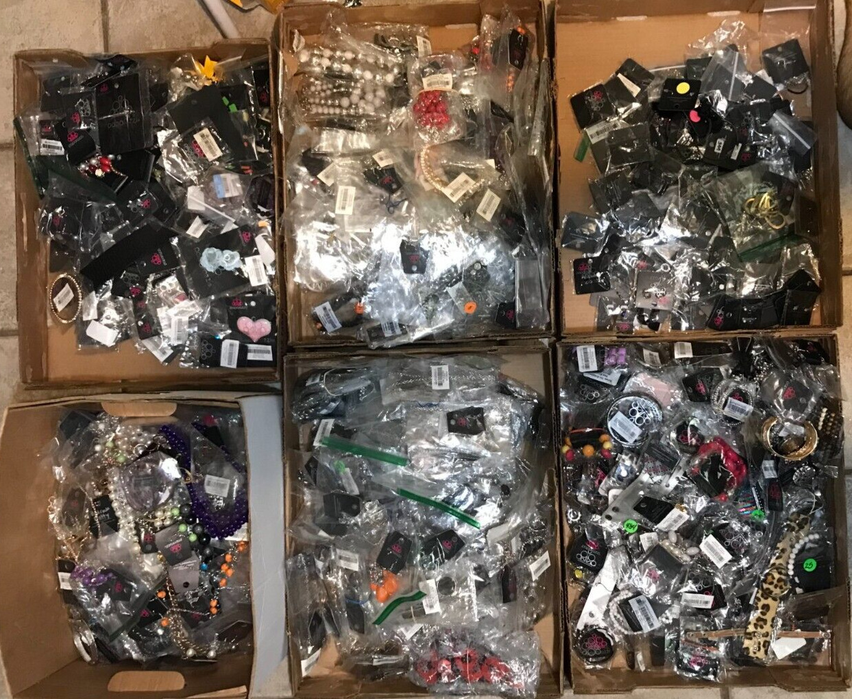 Handmade Jewelry Lot: Earrings, Bracelets, Necklaces, Rings