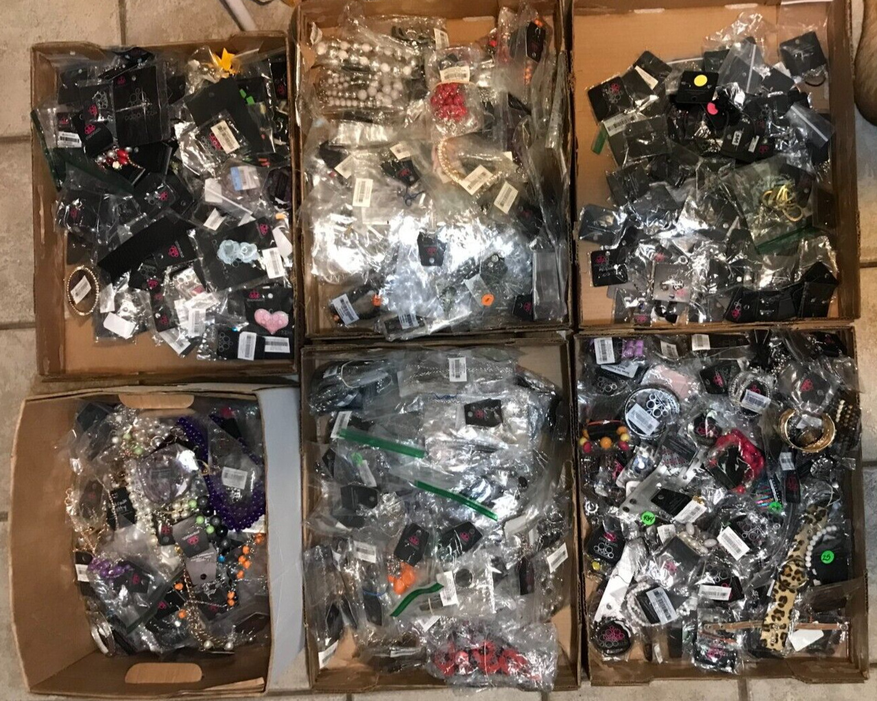 Handmade Jewelry Lot: Earrings, Bracelets, Necklaces, Rings