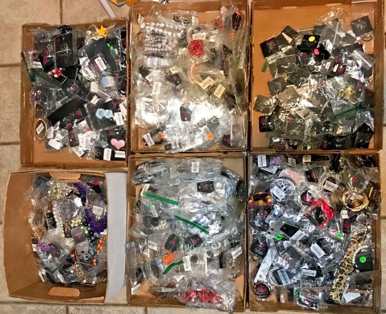 Handmade Jewelry Lot: Earrings, Bracelets, Necklaces, Rings