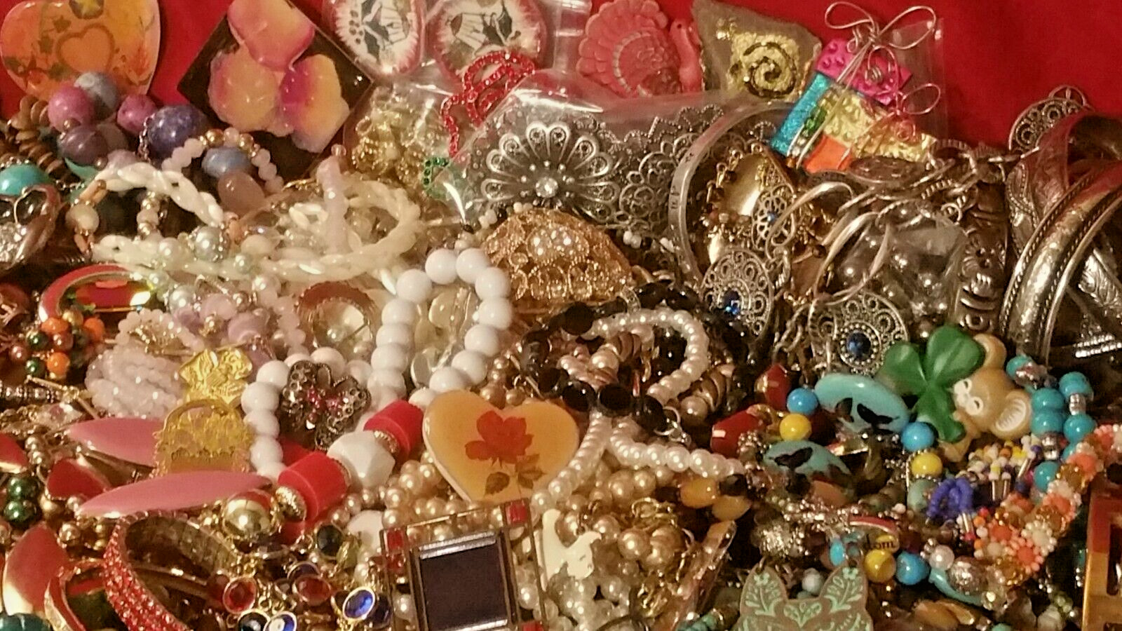 Vintage Estate Modern Costume Jewelry Lots Mix *All Wear* FREE SHIPPING!