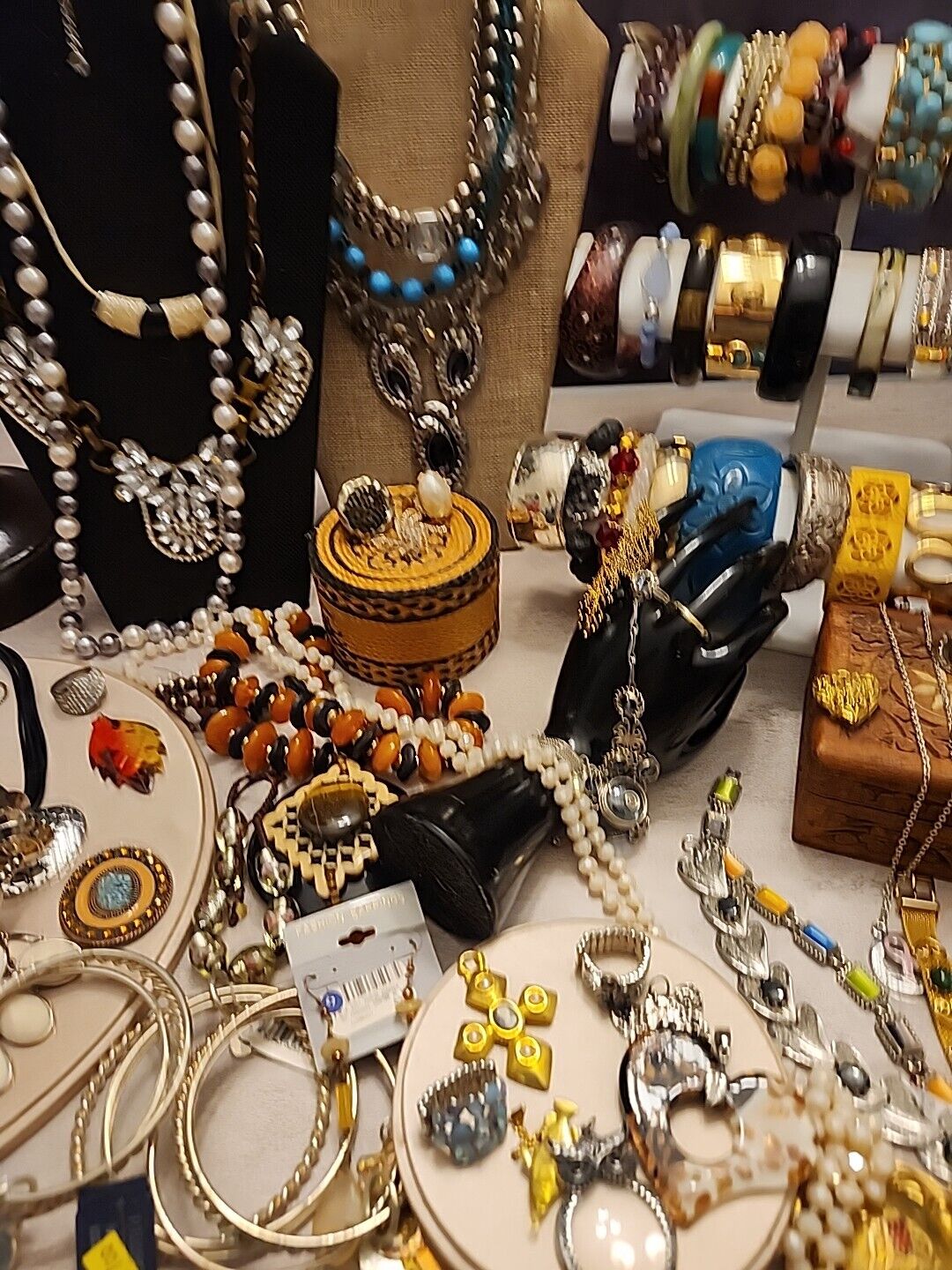 1/2 lb Handmade Costume Fashion Jewelry - Vintage to Modern