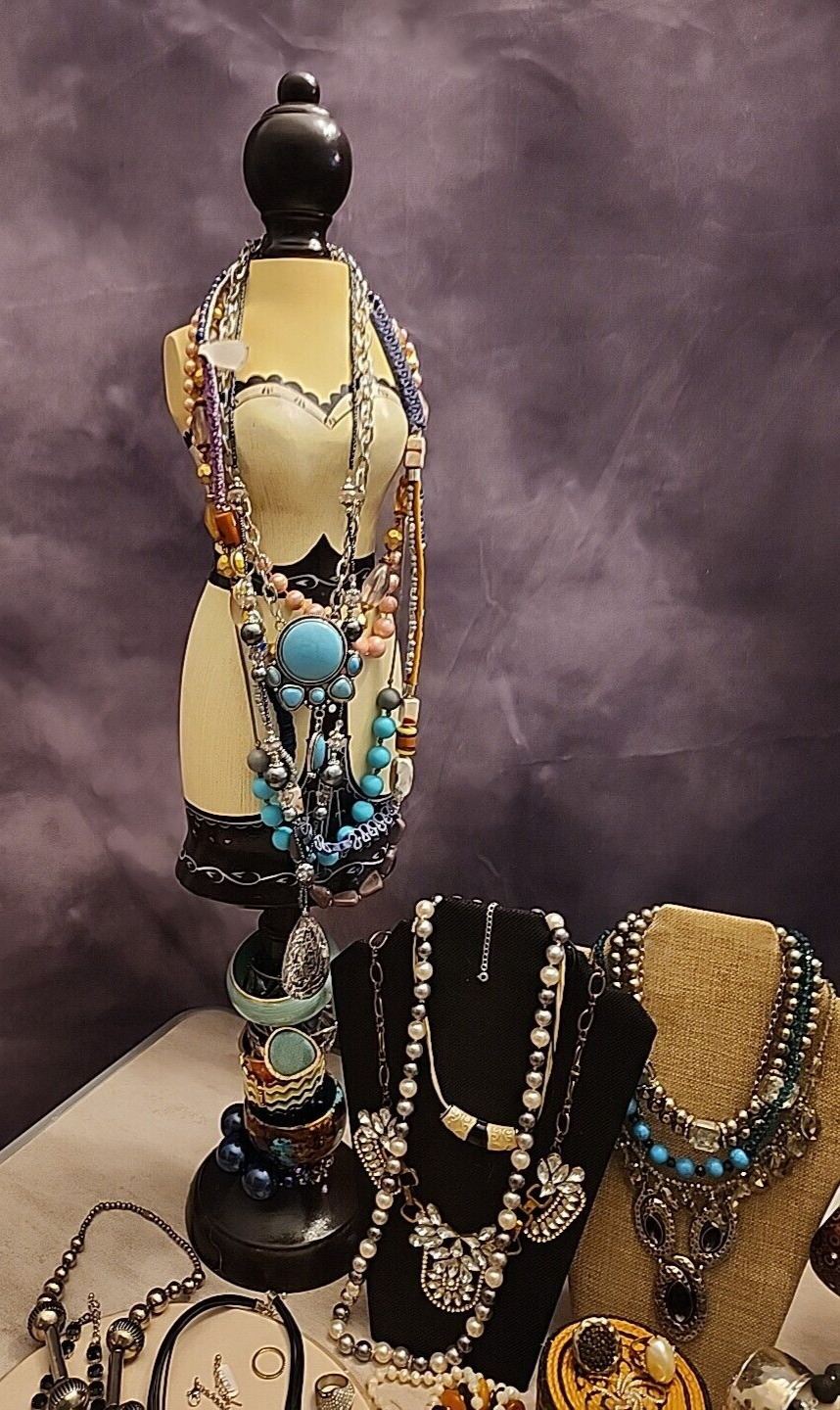 1/2 lb Handmade Costume Fashion Jewelry - Vintage to Modern