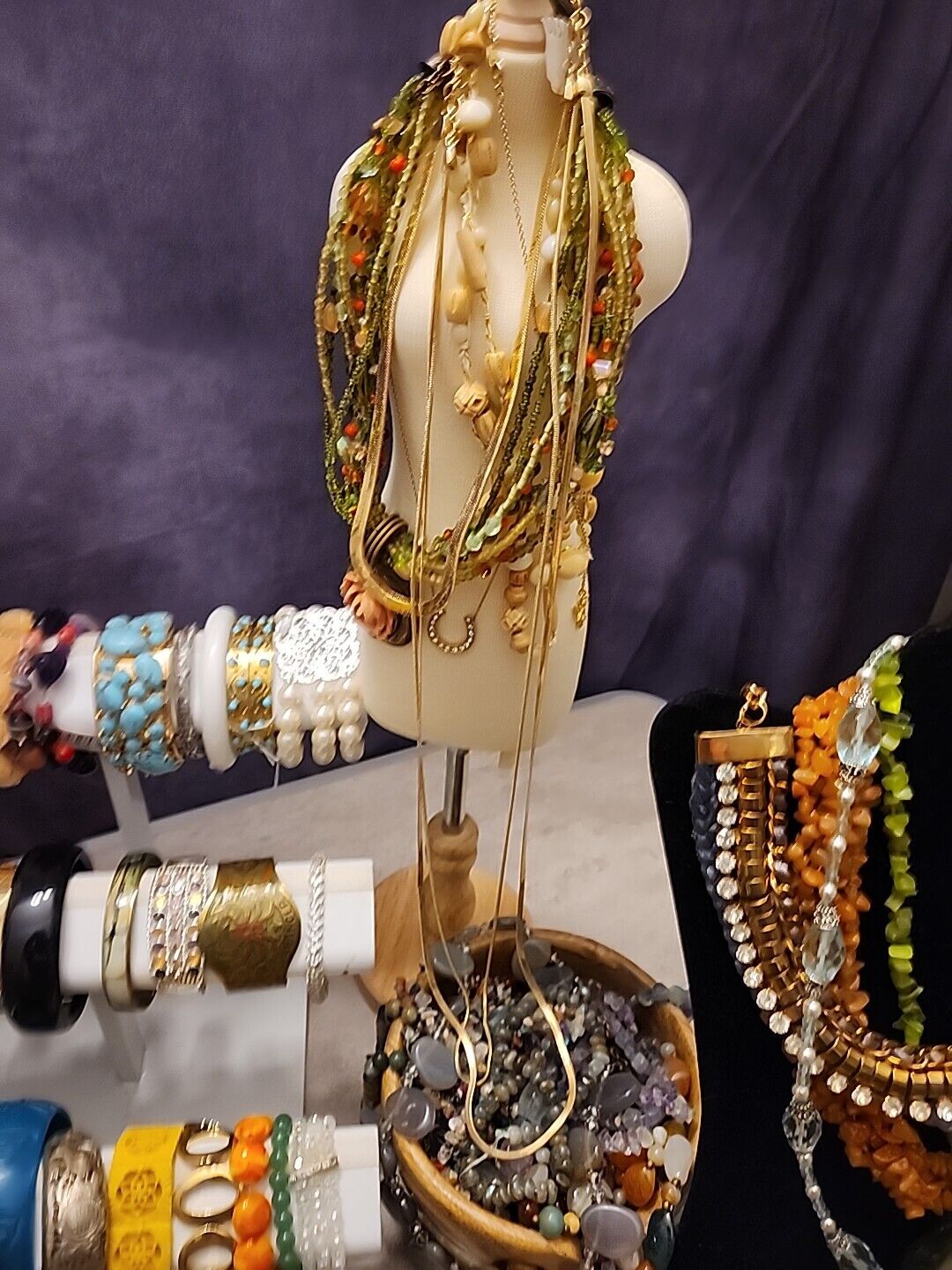 1/2 lb Handmade Costume Fashion Jewelry - Vintage to Modern